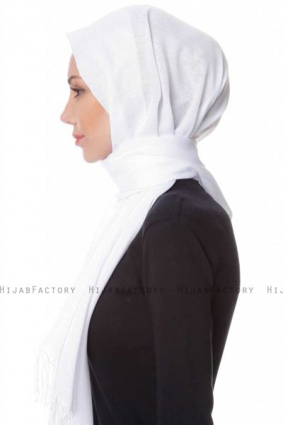 Buse Vit Hijab Sehr-i Sal 400121c