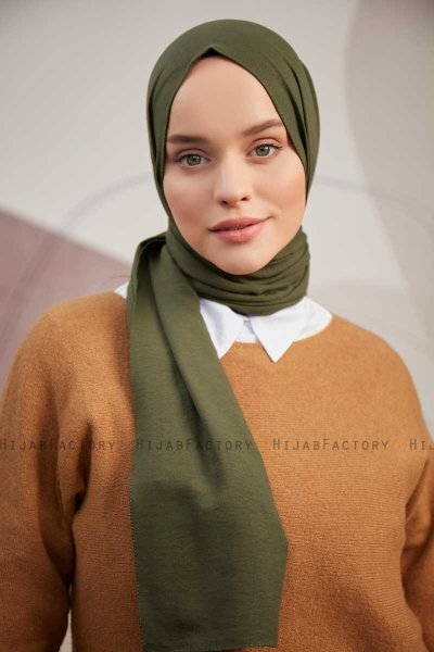 Ceyda - Khaki Cazz Hijab
