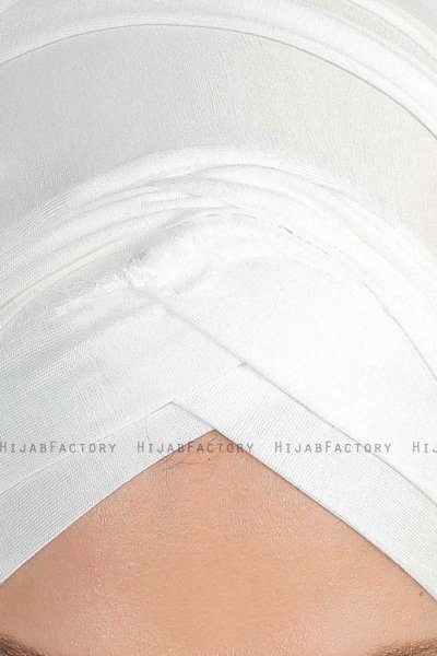 Cansu Creme 3X Jersey Hijab Ecardin 200905-5