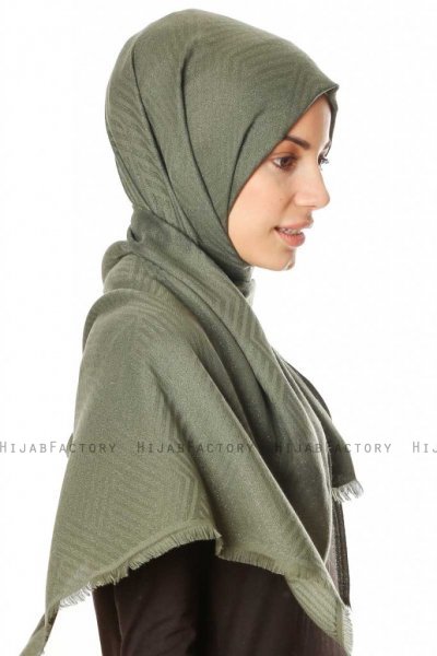 Caria - Khaki Hijab - Madame Polo