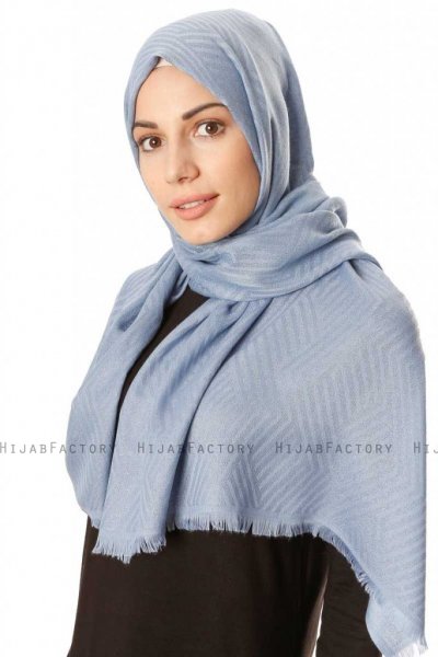 Caria - Light Blue Hijab - Madame Polo