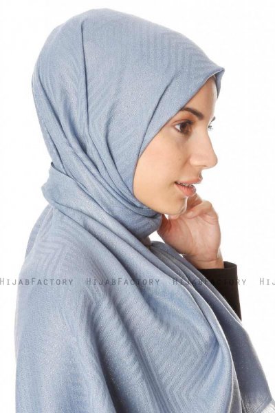 Caria - Light Blue Hijab - Madame Polo
