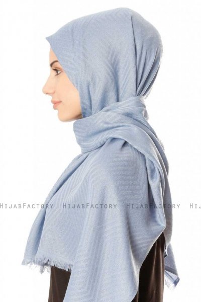 Caria - Light Blue Hijab - Madame Polo