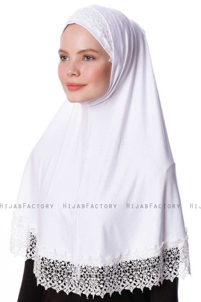 Ceylan - White Al Amira Hijab - Altobeh