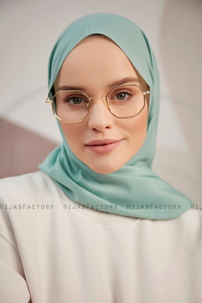 Silky Plain - Light Green Hijab