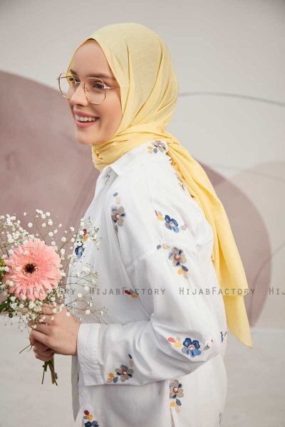 Silky Plain - Yellow Hijab