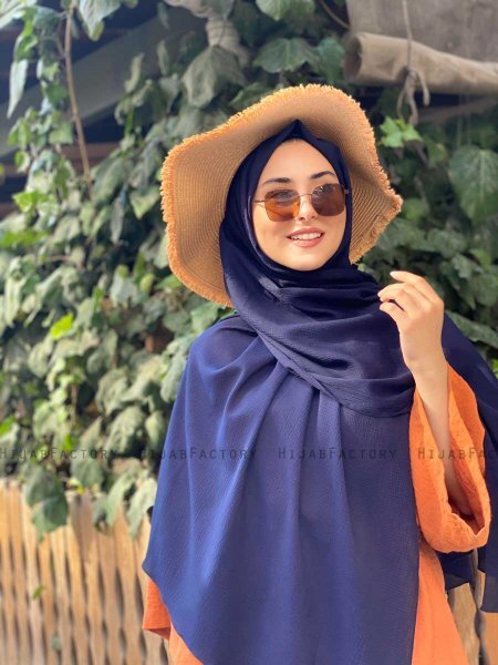 Daliya - Navy Blue Jazz Hijab - Mirach