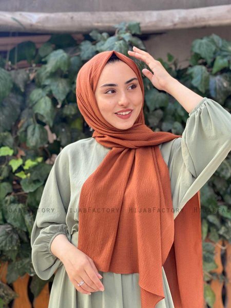 Daliya - Brick Red Jazz Hijab - Mirach