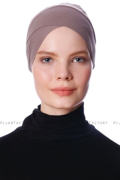 Defne - Dark Taupe Parizien Underscarf - Ecardin