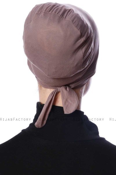 Defne - Dark Taupe Parizien Underscarf - Ecardin