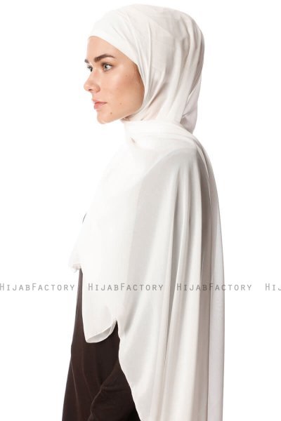 Derya - Creme Practical Chiffon Hijab