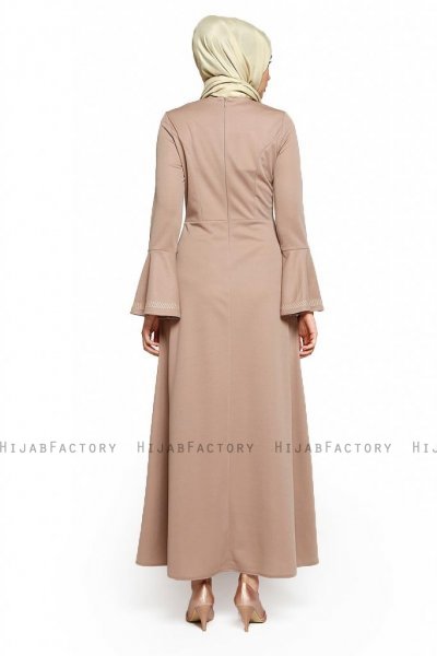 Deste - Taupe Dress - Miss Halima