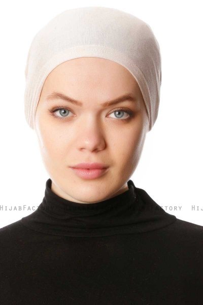 Dilara - Light Beige Underscarf - Ecardin