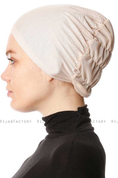 Dilara - Light Beige Underscarf - Ecardin