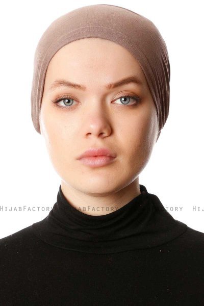 Dilara - Dark Taupe Underscarf - Ecardin