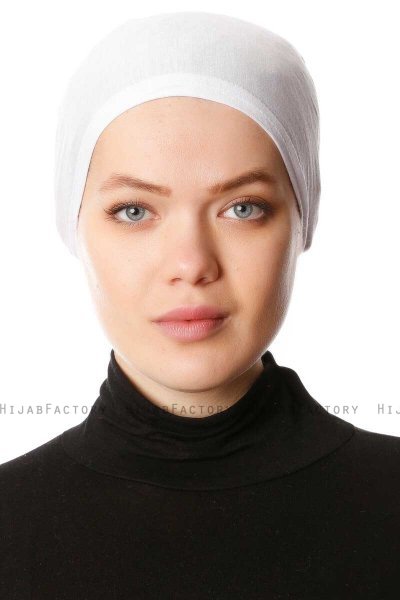 Dilara - White Underscarf - Ecardin