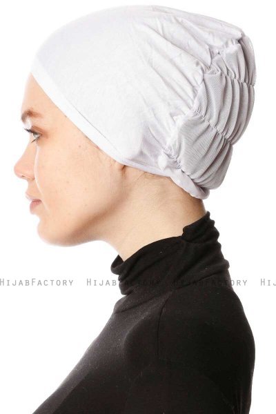 Dilara - White Underscarf - Ecardin