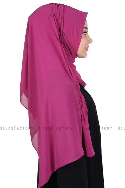 Disa - Fuchsia Practical Chiffon Hijab