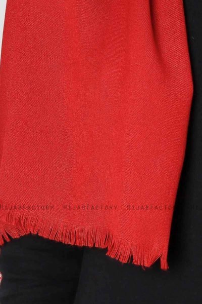 Ece Röd Pashmina Hijab Sjal Halsduk 400029d