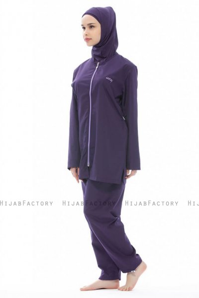 Elanur Plommon Burkini Tesmay 280444d
