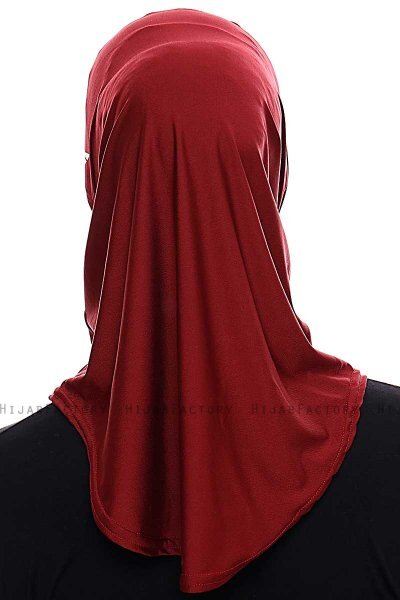 Elif - Bordeaux Sport Hijab - Ecardin