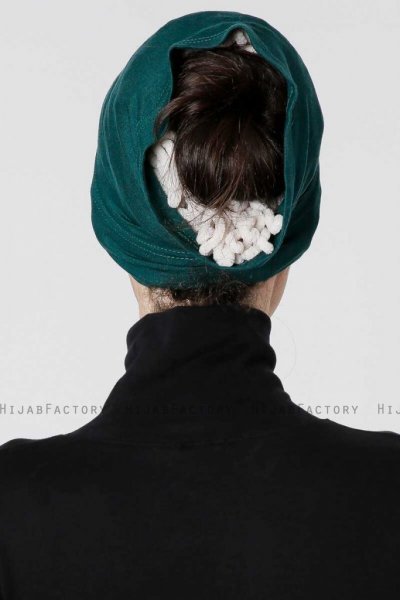 Elma - Dark Green Tube Underscarf