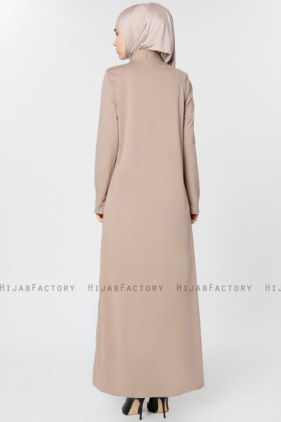 Elvan Taupe Abaya 251041d