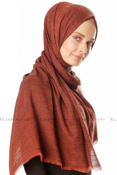 Esana - Brick Red Hijab - Madame Polo