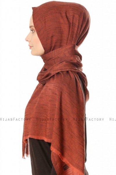 Esana - Brick Red Hijab - Madame Polo