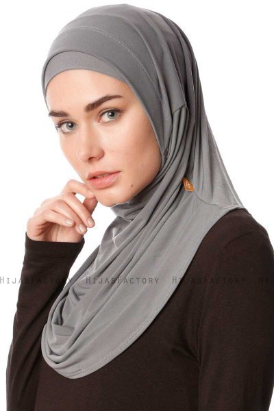 Esma - Grey Amira Hijab - Firdevs