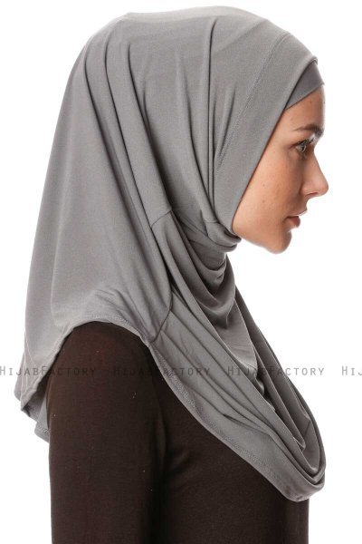 Esma - Grey Amira Hijab - Firdevs
