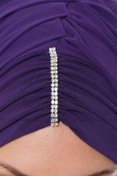 Evren - Purple Chiffon Hijab