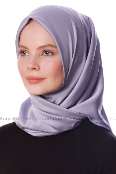 Eylul - Grey Square Rayon Hijab