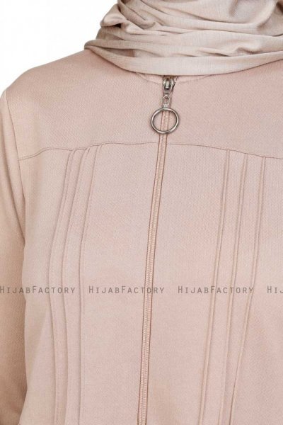 Farah Taupe Modest Abaya Miss Halima 280185b