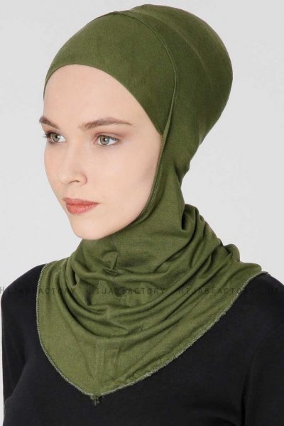 Filiz Khaki XL Ninja Hijab Underslöja Ecardin 200726a