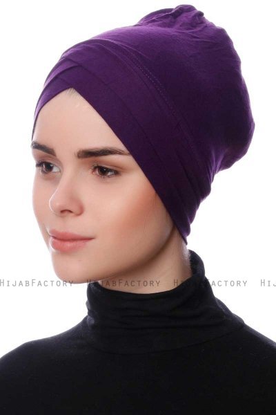 Guldin - Dark Purple Underscarf - Ecardin
