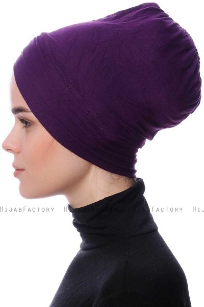 Guldin - Dark Purple Underscarf - Ecardin