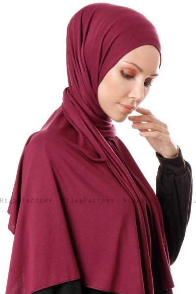 Hande - Cherry Cotton Hijab - Gülsoy