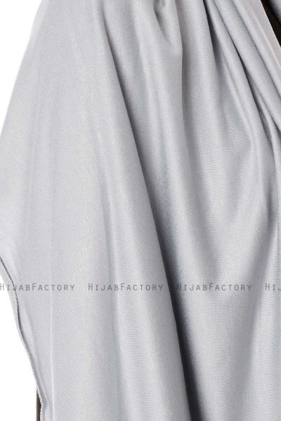 Hande - Grey Cotton Hijab - Gülsoy