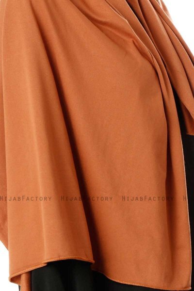 Hande - Terracotta Cotton Hijab - Gülsoy