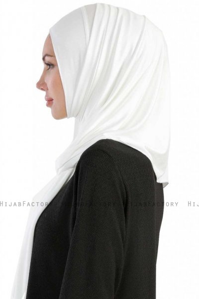 Hanfendy Creme Praktisk One Piece Hijab Sjal 201705-3