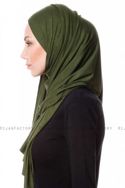 Hanfendy Khaki Praktisk One Piece Hijab 201726c