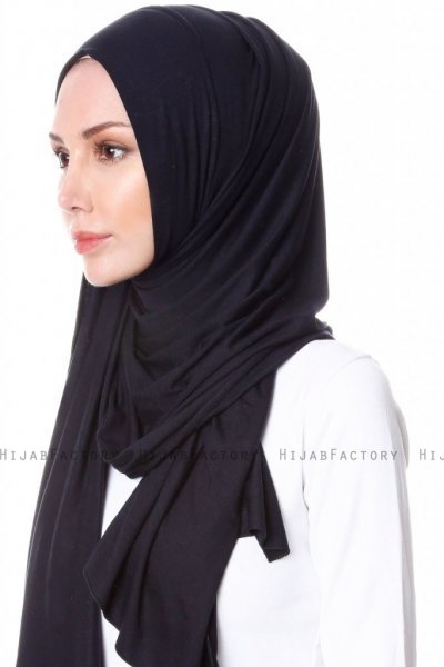 Hanfendy Svart Praktisk One Piece Hijab 201701b