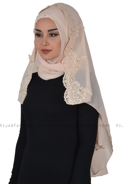 Helena - Beige Practical Hijab - Ayse Turban