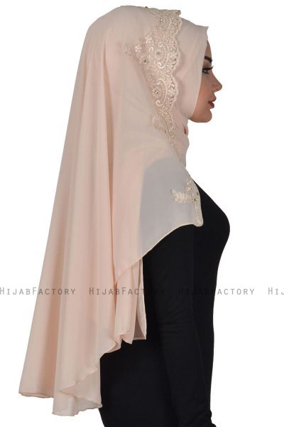 Helena - Beige Practical Hijab - Ayse Turban