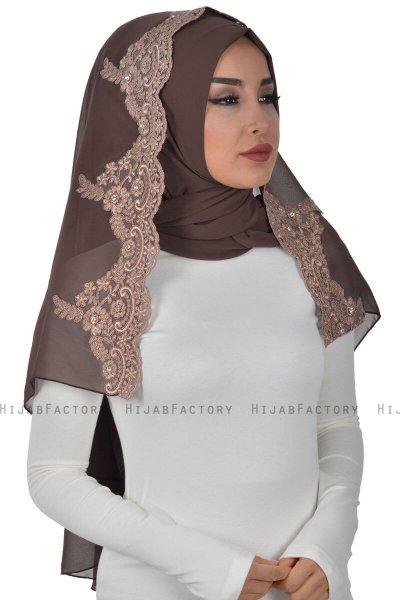 Helena - Brown Practical Hijab - Ayse Turban