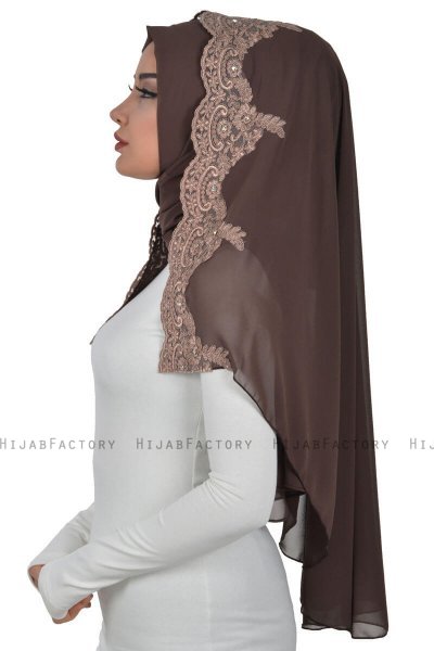 Helena - Brown Practical Hijab - Ayse Turban