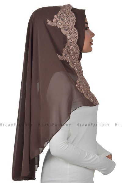 Helena - Brown Practical Hijab - Ayse Turban