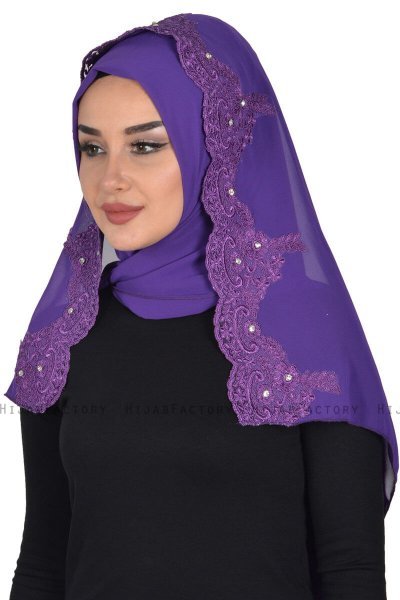 Helena - Purple Practical Hijab - Ayse Turban