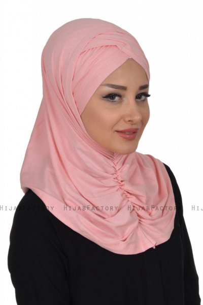 Hilda - Dusty Pink Cotton Hijab
